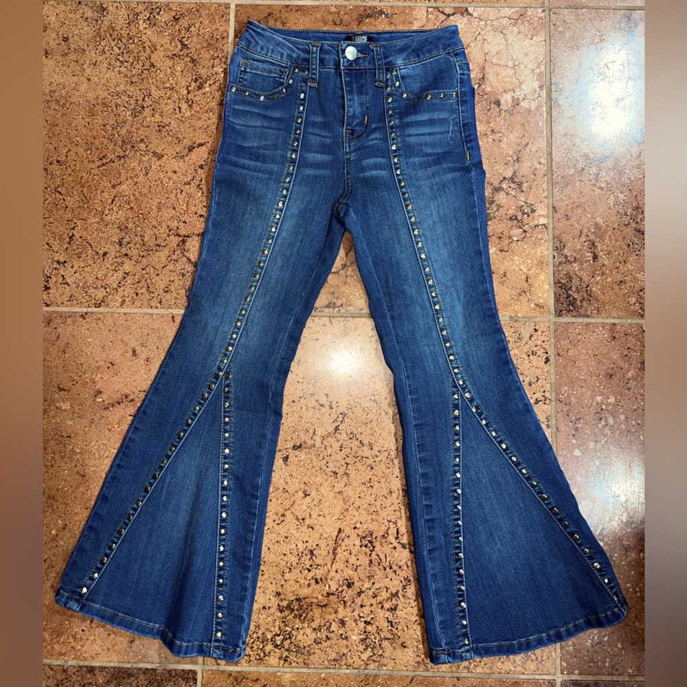 Adorable TRUCE studded kick flares
